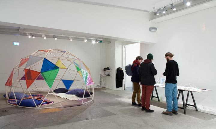 Ihopfällbar Geodesic Dome